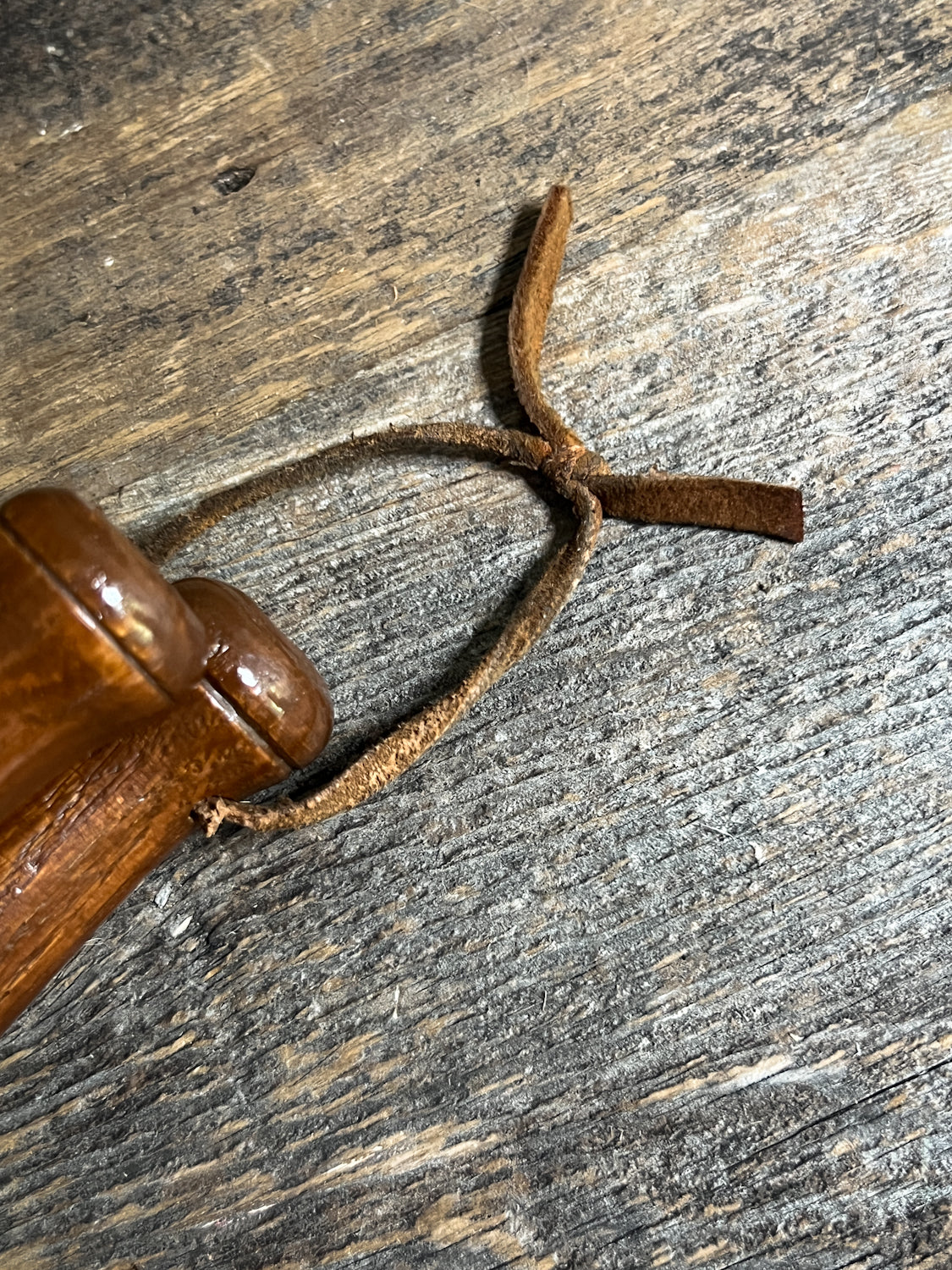 Charming Carved Wood Bellows with Sweet Depiction of Dog