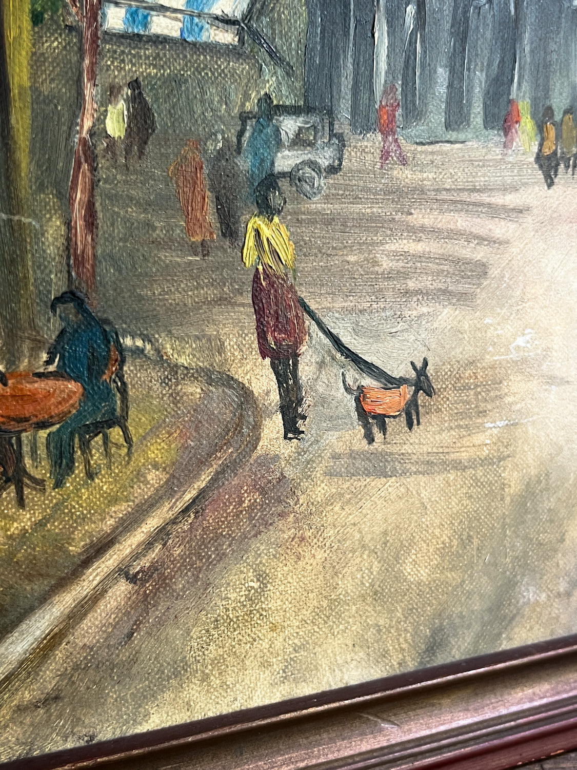 Lovely Original Oil Painting of the Famous "Moulin Rouge"
